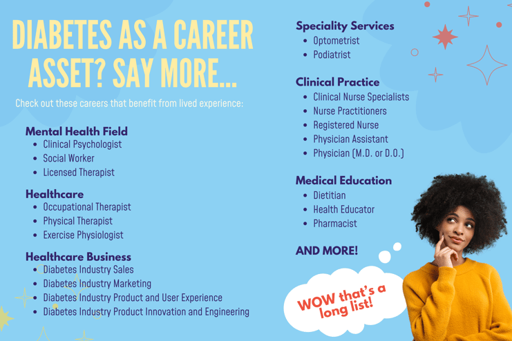 List of jobs and careers ideal for people with diabetes across industries