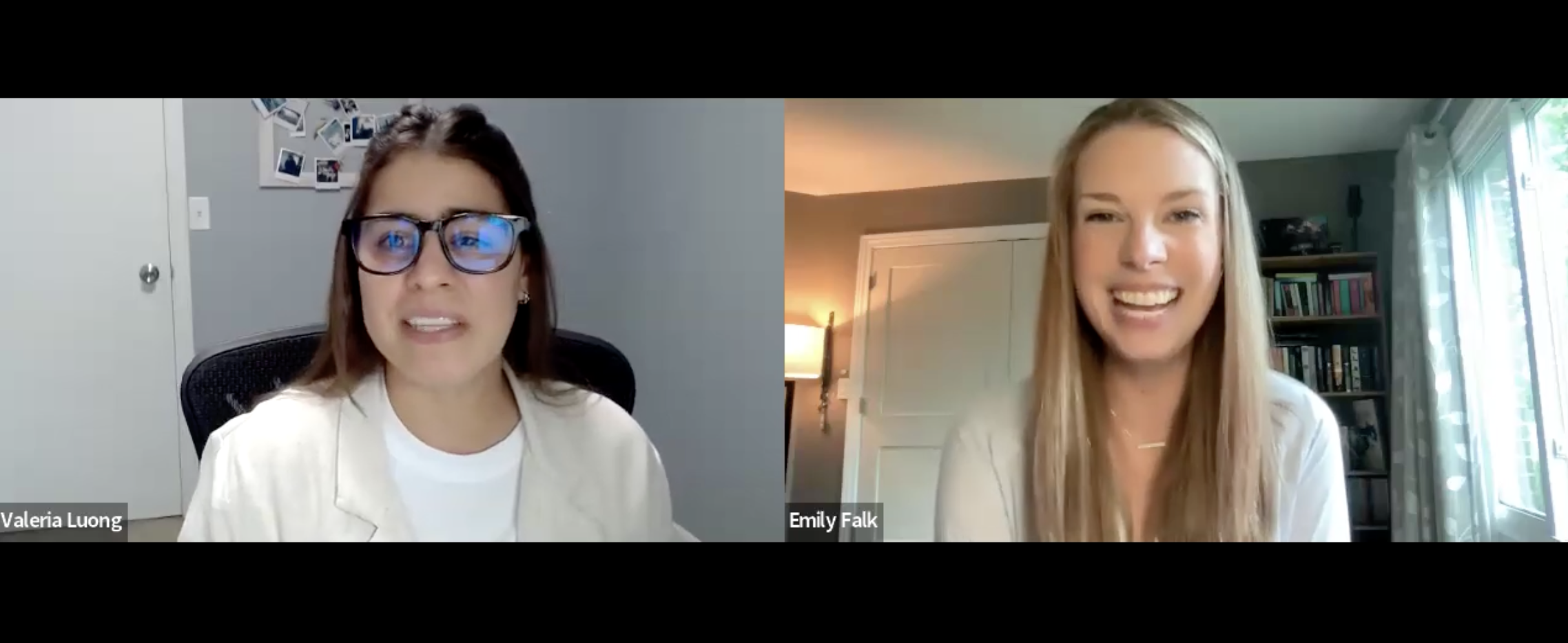Valeria and Emily Falk chat careers